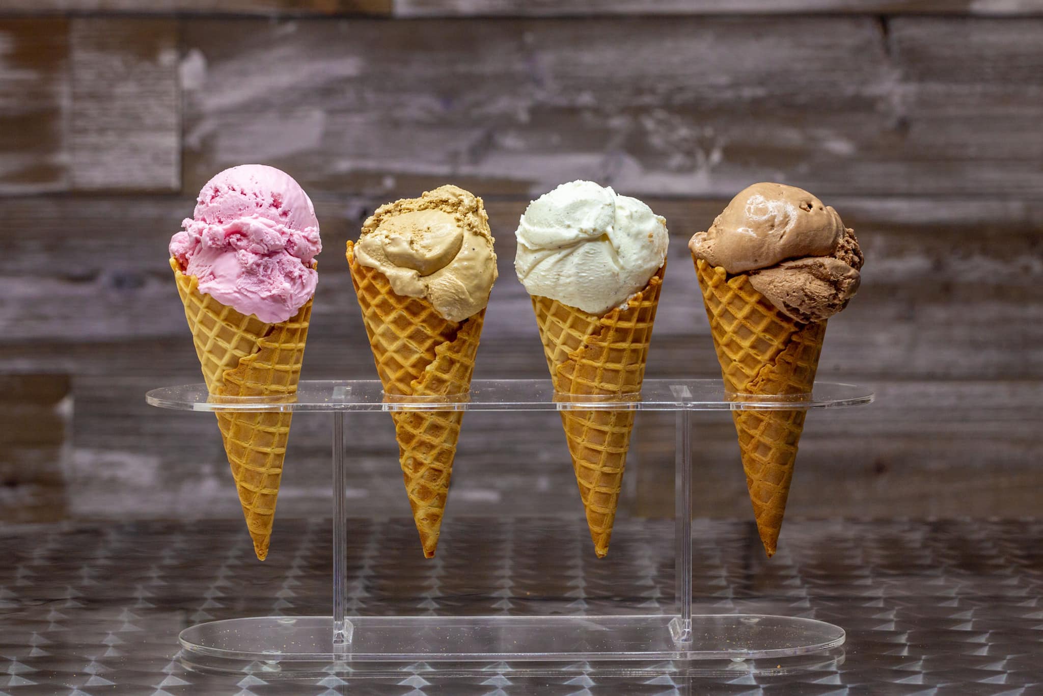 Ice Cream Cones served at City Scoops Creamery in Highland, IL