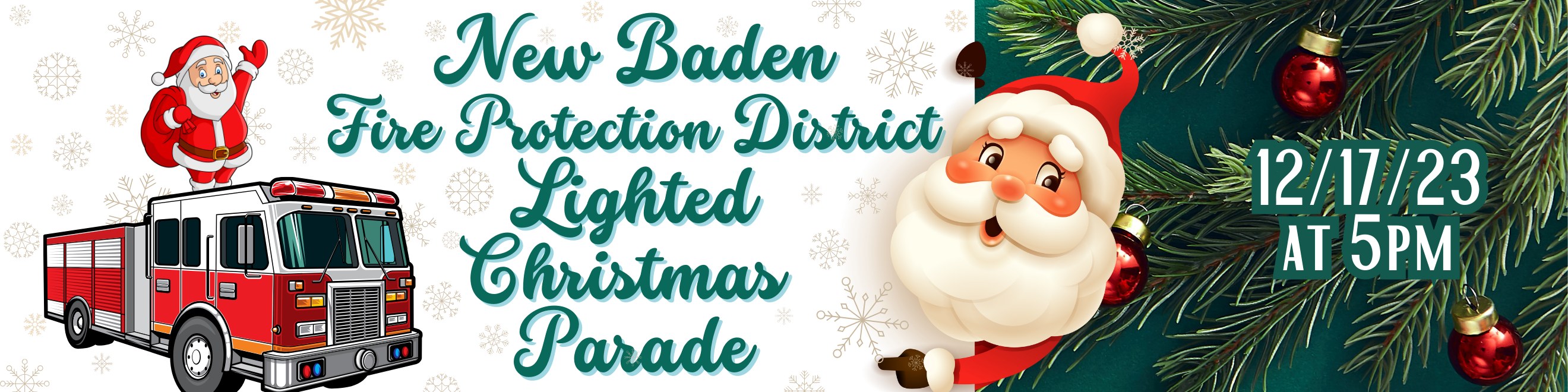 New Baden Fire Protection District Lighted Christmas Parade