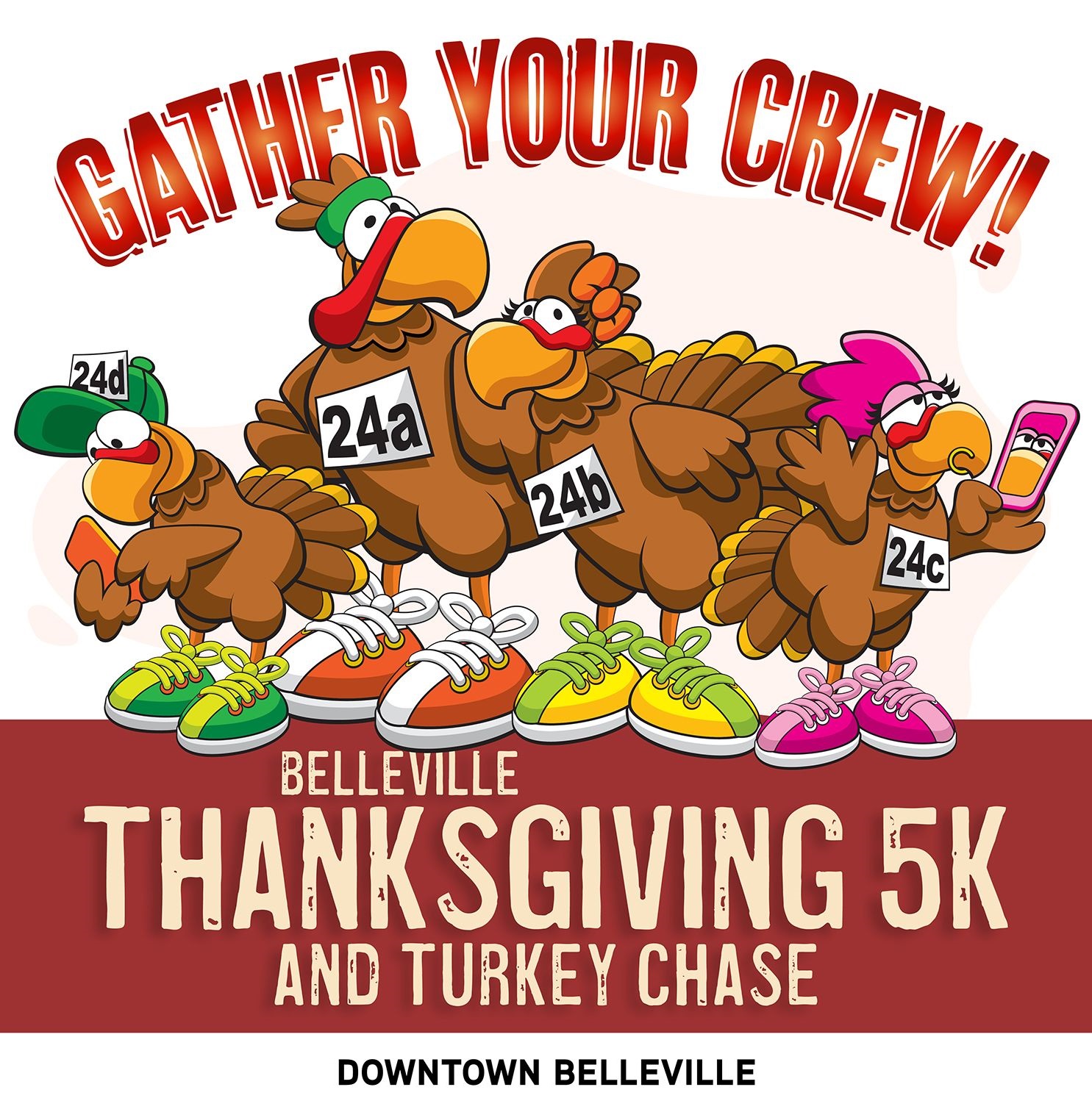 16th Annual Belleville Thanksgiving 5K Race and Turkey Chase